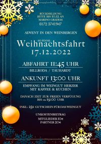 : Weihnachtsfahrt 2022