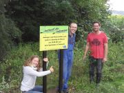 Rastenberger Forst -Veranstaltungsort für den  Lauftreff der SG Finne Billroda